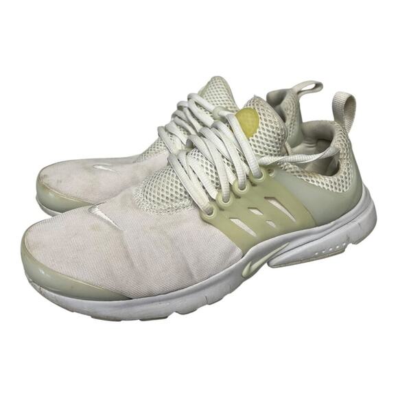 Nike Air Presto GS Triple White Shoes Kids Size 6Y Running Sneakers 833875-100 - Picture 1 of 10